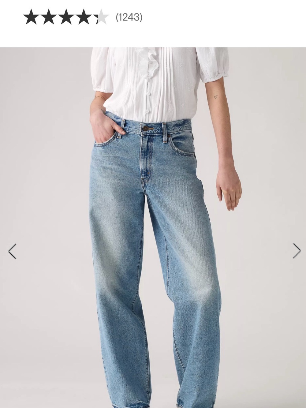Levi's Light Blue Boyfriend Jeans